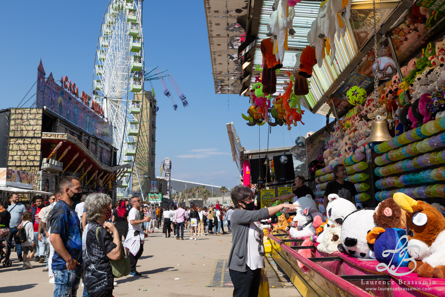 Fête foraine à Barcelone